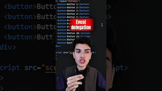 Event Delegation in JavaScript Explained in 60 Seconds 🔥#javascript