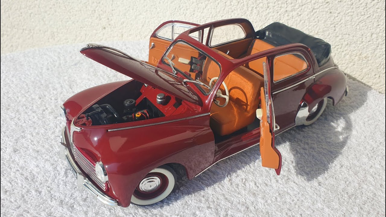Support interne boite miniature Peugeot 203 1954 Solido 1/18 #A38