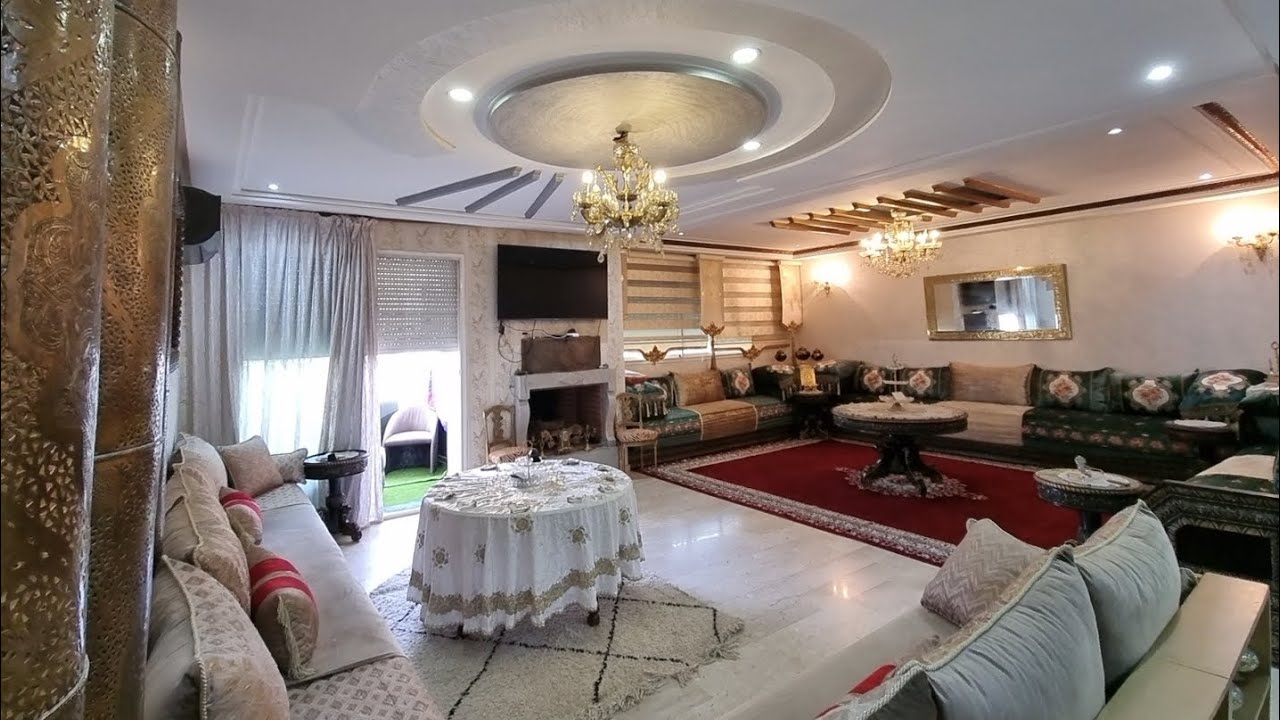 شقة فخمة بواجهتين للبيع بالأثاث أو بدونه بفاس طريق عين الشقف 169م² APPARTEMENT LUX À VENDRE À FÉS