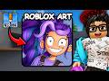 Speed Drawing LILY LOVEBRAIDS into Roblox Art (Poppy Playtime)