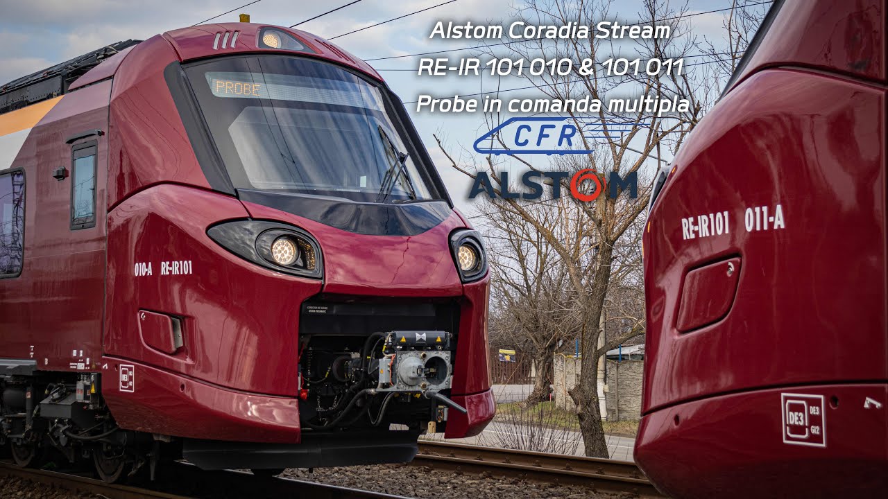 Alstom Coradia Stream RE-IR 101 010 & 101 011 - Probe în comandă multiplă 