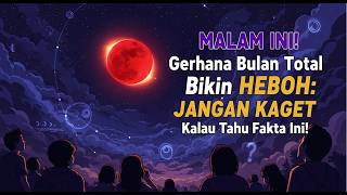 MALAM INI! Gerhana Bulan Total Bikin HEBOH: JANGAN KAGET Kalau Tahu Fakta Ini!