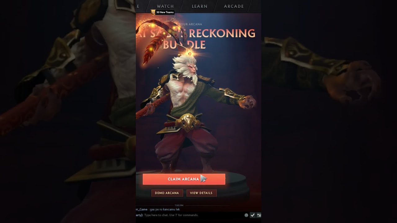 Claim Arcana Free Dota 2 Failed? Begini Caranya!