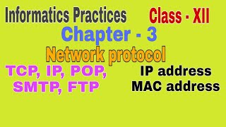 #Innovativejiedupoint | Informatics Practices | Class-XII | Chapter-3 | Network protocol |