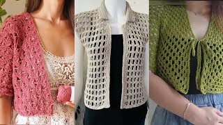 Stunning and Fabulous crochet handknit vest jacket blouse top pattern designs ideas for women 2026