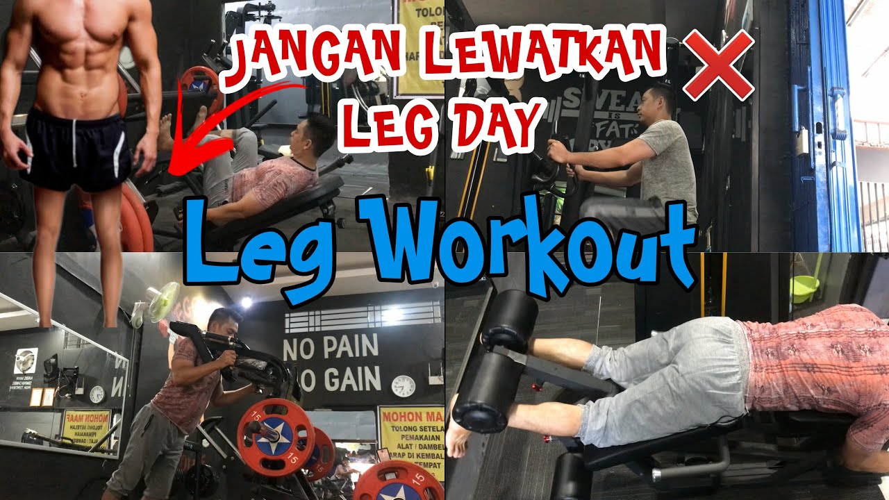FITNESS PEMULA LATIHAN KAKI DI GYM YouTube