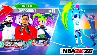 THE #3 RANKED CREW in the WORLD PULLED UP on my 6'8 PG… (NBA 2K26) 🤯