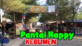 Download lagu Pantai Happy Kebumen || View keren wisata keluarga