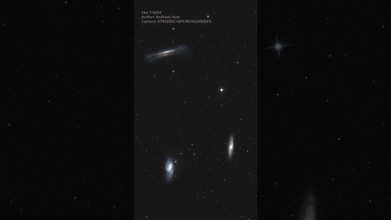 ✨Triple the Fun! Coma Galaxy Nebula, Leo Triplet, M81 and M82 in Stunning Detail. 