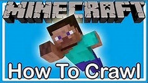 INSANE MINECRAFT GLITCH - How To Crawl In Minecraft PS4 Edition (Viral Glitch)