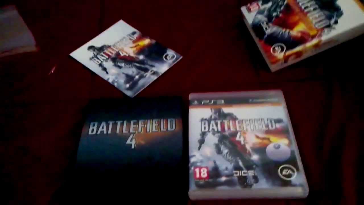 Unboxing Battlefield 4 Deluxe Edition PS3 - YouTube
