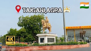 India 4K Walking Tour Agra City 2024 Taj Mahal Metro Station, Tajganj, Agra 4K Walking Tour 2024