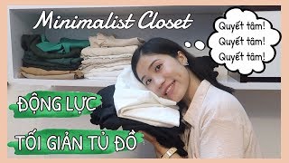 QUYẾT TÂM TỐI GIẢN TỦ QUẦN ÁO CÙNG HẠ | Minimalist Closet | Hạ Summi