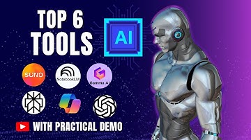 Top 5 AI Tools with Practical Demo (2025) | NotebookLM, Perplexity, ChatGPT, Gamma AI, Suno AI