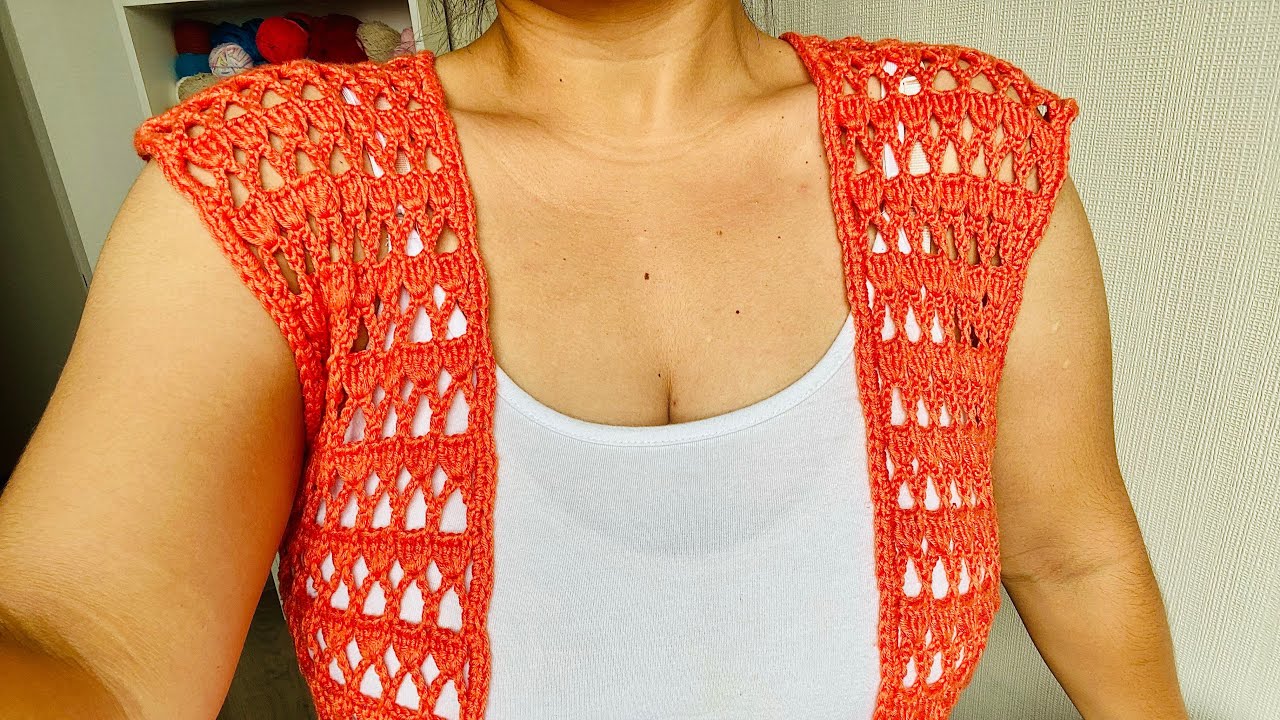 🔴НАУЧИТЕСЬ ВЯЗАТЬ КРАСИВУЮ ЖИЛЕТКУ ДЛЯ ЖЕНЩИН‼ #вязание крючком