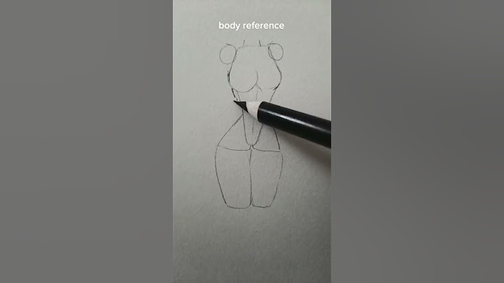 Easy way to draw female body