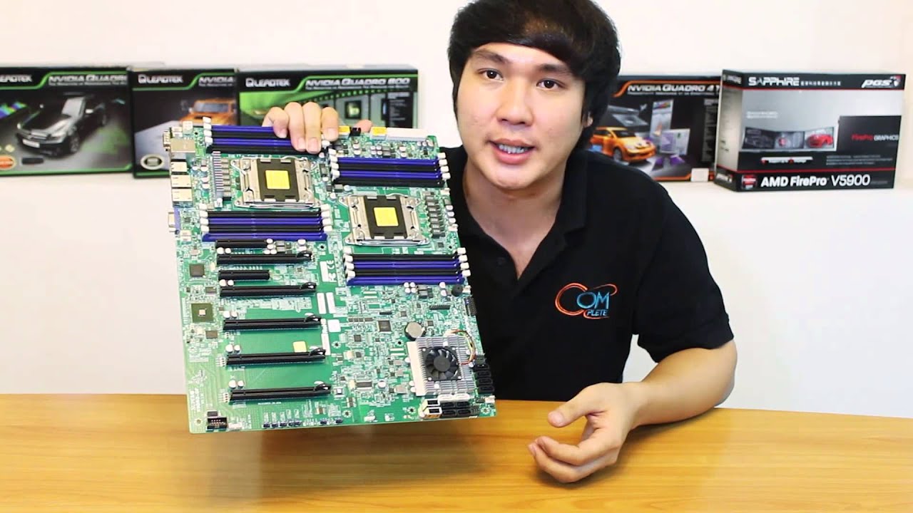 Preview : SUPERMICRO X9DRG-QF - YouTube