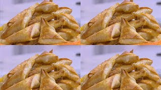 طريقة عمل سمبوسك حلو بالمهلبية - food - cooking - recipes - cooking school - Mai Ismail Channel