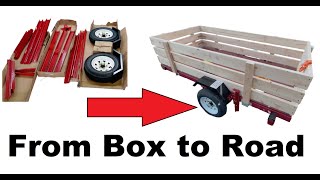 Harbor Freight Trailer Build: Full Assembly from Box to Road | Step-by-Step DIY Guide