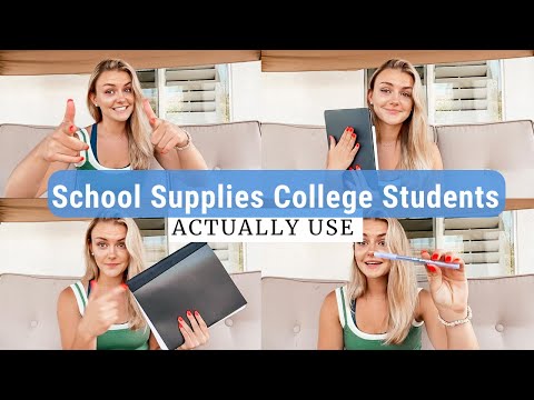 School Supplies College Students ACTUALLY USE!!!