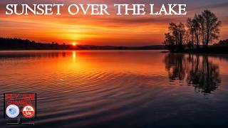 Sunset over the lake