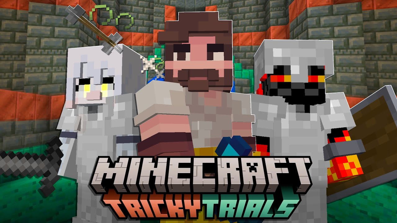 Three Idiots experience a trial chamber for the first time | Minecraft ...