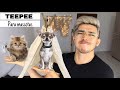 ✅ Como hacer un TEEPEE para mascotas SIN COSTURAS | Paso a paso ( DIY )