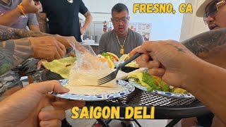 Having Lunch with Friends at a Popular Sandwich Shop in Fresno | Vietnamese Sandwich | Papaya Salad 