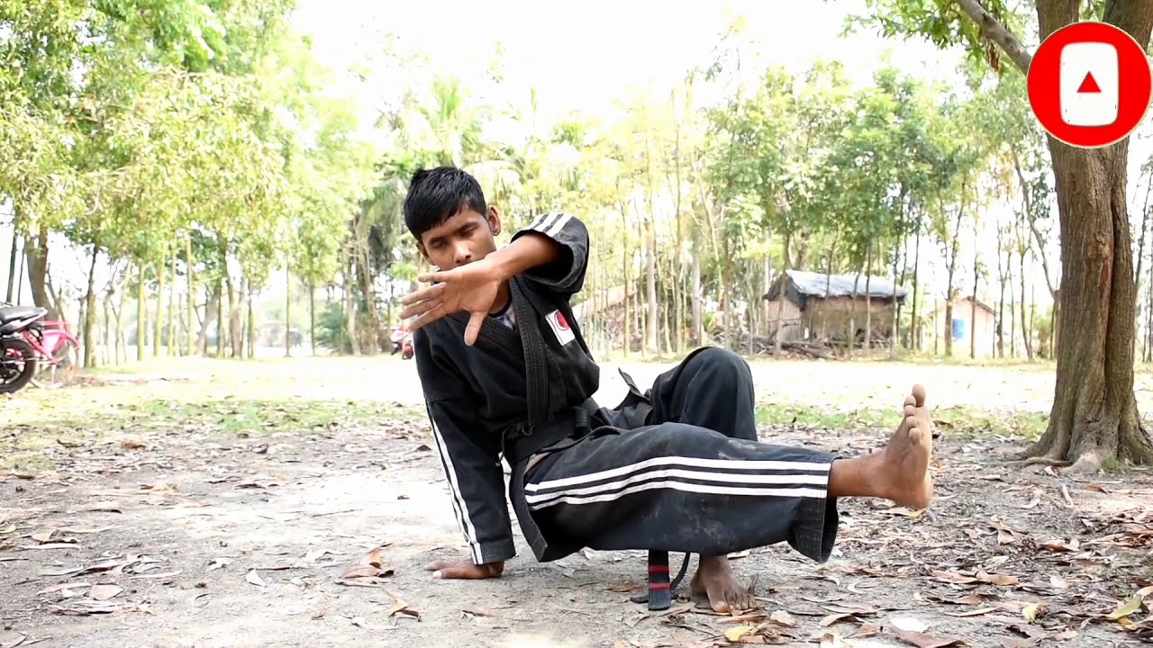 How To Do Grinding Wheel Kick karate training kbi YouTube