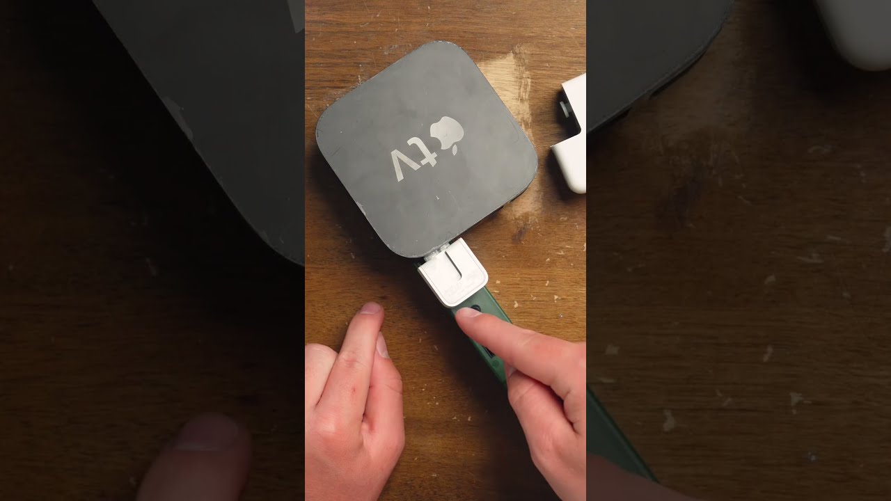 Turn APPLE TV Into A WALL BRICK Apple FireWire Charger Funny Lifehack 