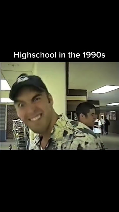 THIS IS WHAT HIGH SCHOOL LOOKED LIKE IN THE 1990s