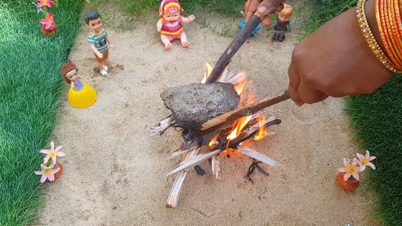 Mud Quail Recipe ||Miniature Cooking||EP#86||Tiny Chutti Cooking