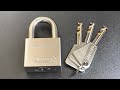 [571] Unity 40mm Stainless Disc Detainer Padlock Picked and Disassembled