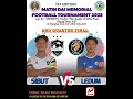 LEDUM (Blue) FT Vs SIBUT FT (Pink) : MDMFT-2025 at outdoor stadium Pasighat