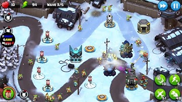 FGMobile - Alien Creeps TD: Event Winter Warfare ( Insane Without Mod, Only Flak )