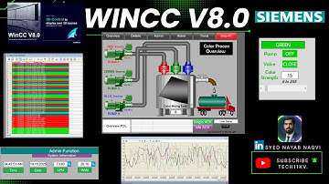 WinCC v8.0 Demo Project SCADA Programming