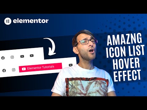 Icon List Hover Effect - Elementor Wordpress Tutorial