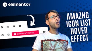 Icon List Hover Effect - Elementor Wordpress Tutorial