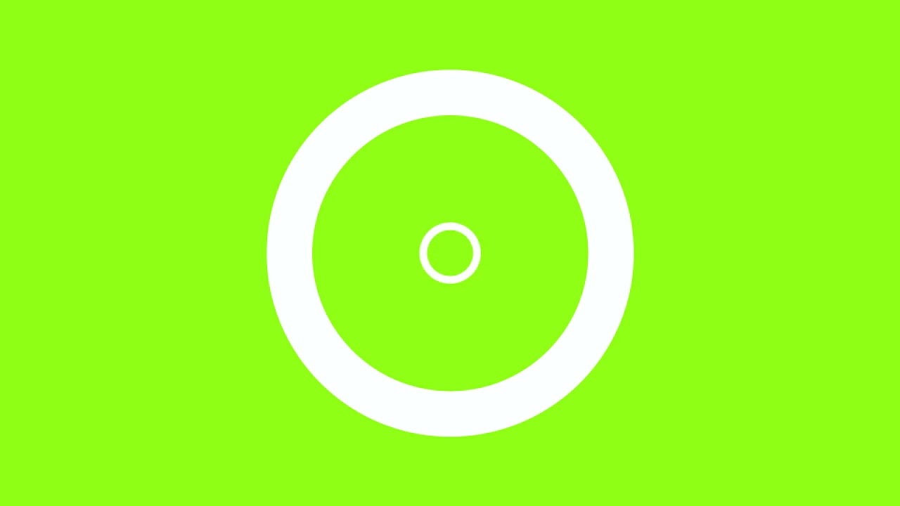 GREEN SCREEN Chroma Key HOOP, 1 STUNDE DOPPELTER WEISSER KREISRING