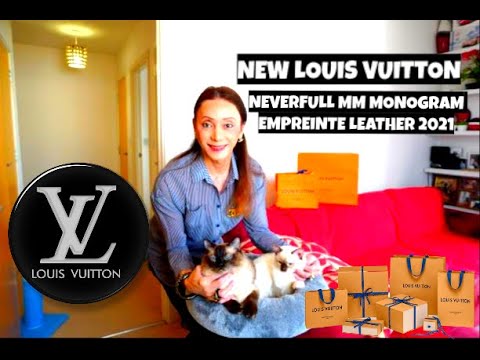 NEW Louis Vuitton Neverfull MM Empreinte Leather (UNBOXING