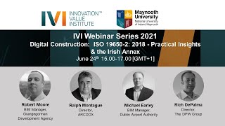 IVI Webinar Series 2021 - Digital Construction Webinar