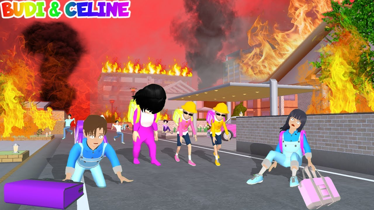 Yuta Mio Panik Kota Sakura Kebakaran Hebat Sampai Muncul Tornado Api😱 Semua Warga Sampai Mengungsi