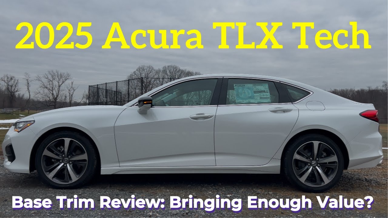 Acura TLX Tech 2025 года: является ли базовая комплектация выгодной покупкой?