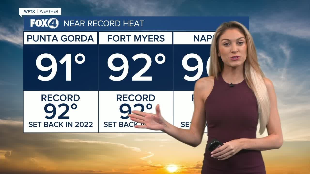 FORECAST: Near record breaking heat Saturday - YouTube
