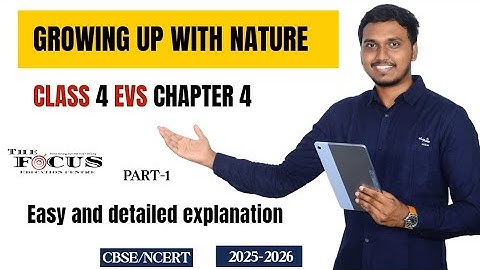 Growing Up with Nature | CBSE Class 4 EVS Chapter 4 | World around us | 2025-26 New syllabus