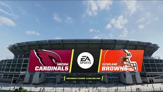 Cardinals vs Browns Week 9 Simulation (Madden 24 Rosters)