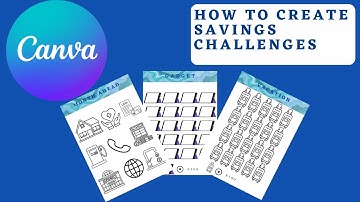 How to Create Your Own Savings Challenges for Free Using Canva| A Beginner