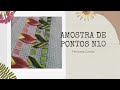 Flor super Fácil na amostra de pontos N°10 com Fernanda Camilo