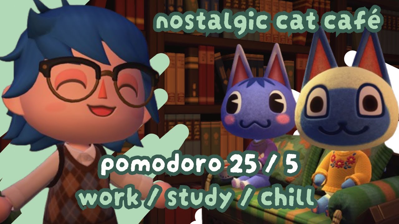 🐾 Nostalgic Cat Café 🌿 Wild World / New Leaf BGM 🍅 Pomodoro 25/5 📚 ...