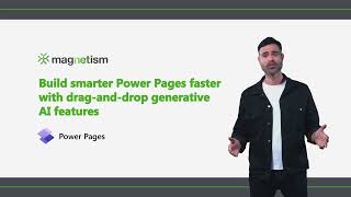 Build smarter Power Pages faster with drag-and-drop generative AI features